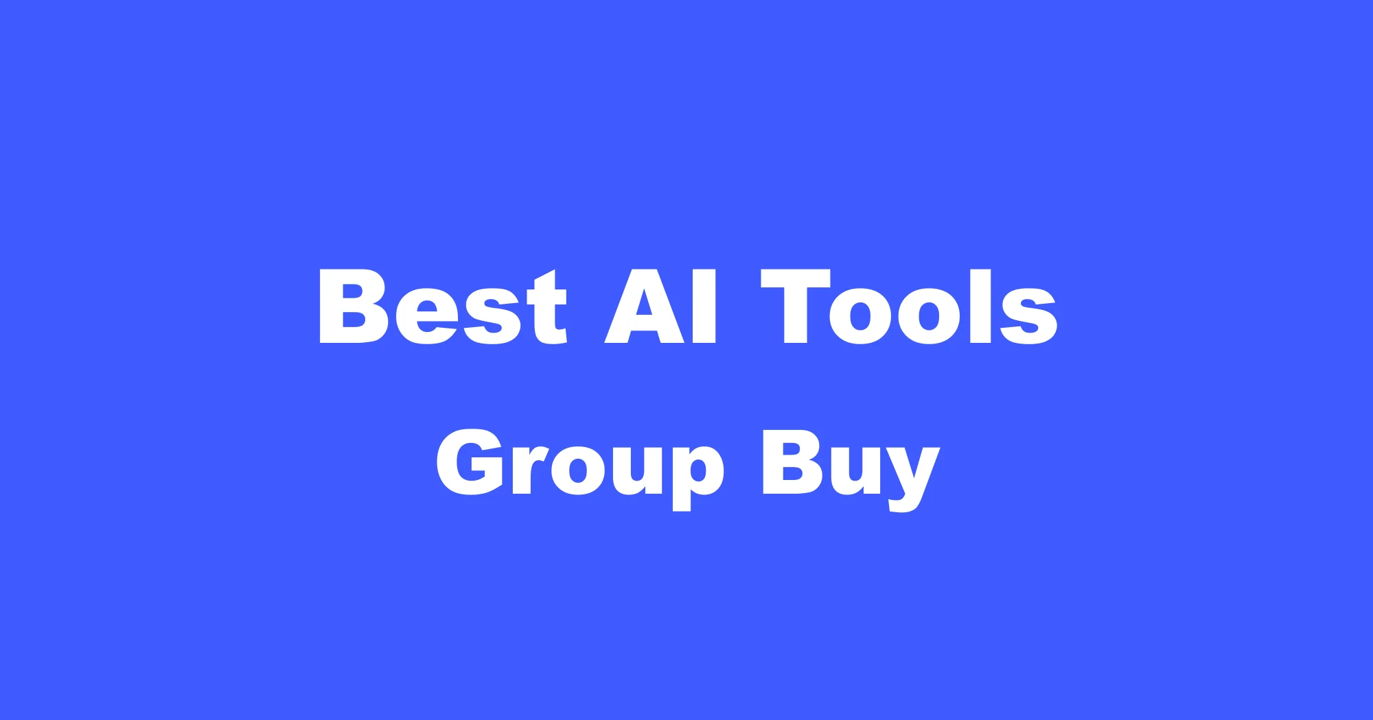 Best Group Buy AI Tools in 2026 (ChatGPT, Claude, Perplexity & More)